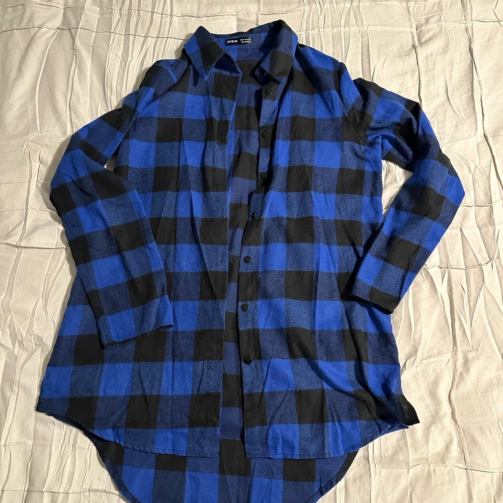 8 Items for $20: Blue Flannel Shirt